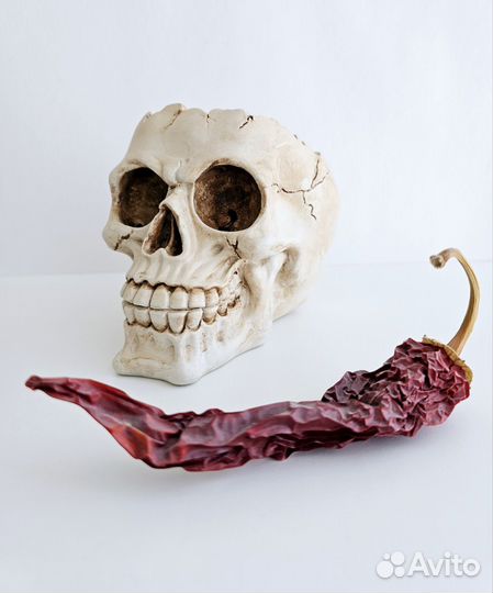 Кашпо череп