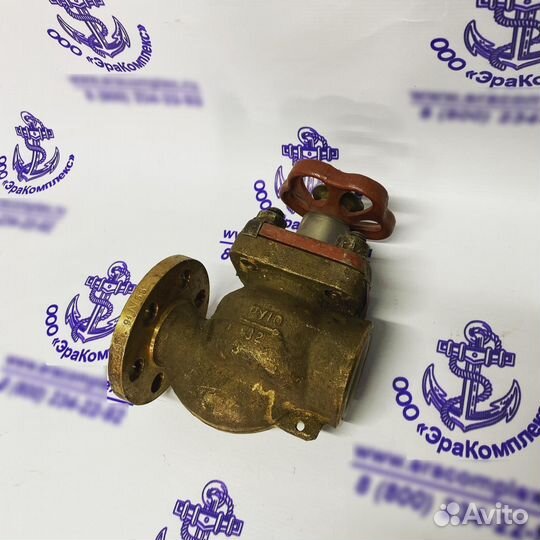 Клапан запорный фланцевый пожарный ду-32, ру-10