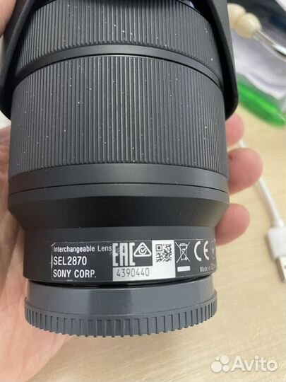 Два Объектива Sony FE 50 f1.8 и Sony fe 28-70