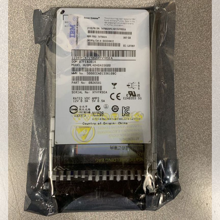 [74Y9524] Ssd Диск Ibm 387gb Sas 2.5 74y9524