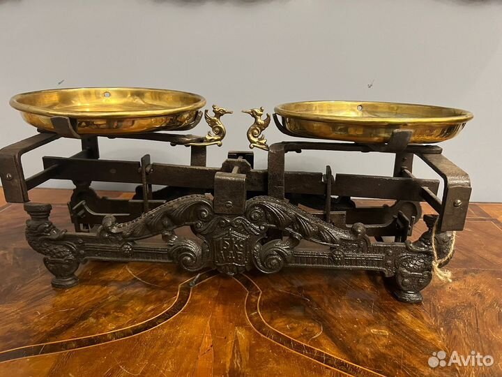 Старинные весы 19 век, императорская Россия