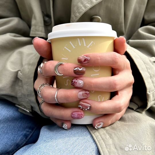 Объемный маникюр/корейский/японский/3Dманикюр