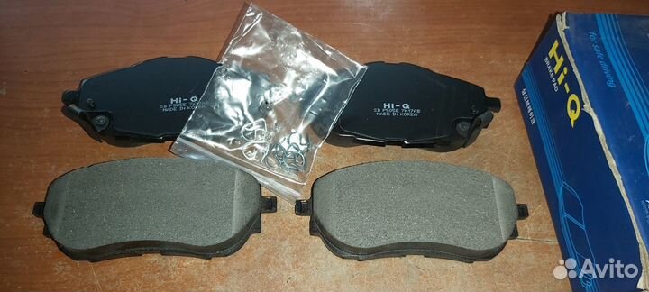 Колодки тормозные передние toyota auris 12