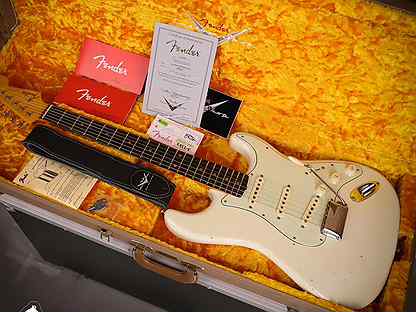 Fender CS 1959 Stratocaster Jorneyman White 2017