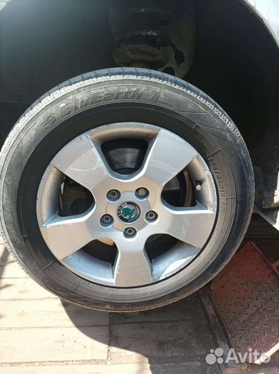 Оригинальные диски skoda r15