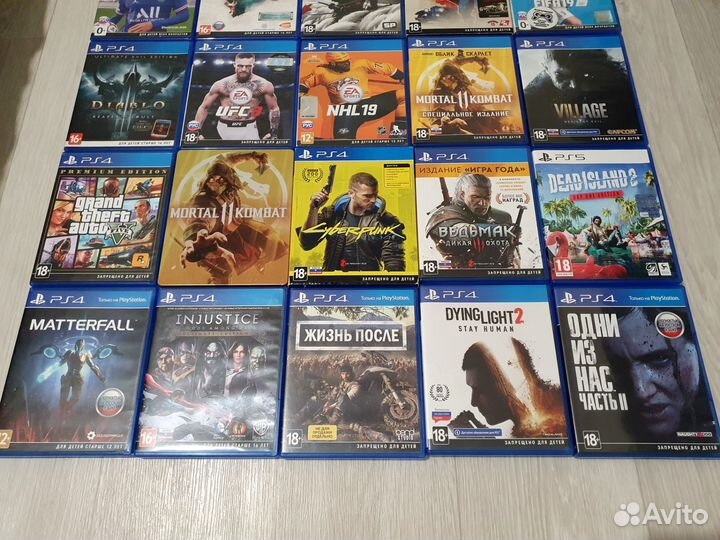 Диски игры для ps4