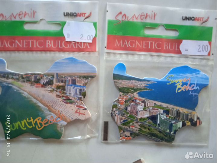 Магнитики новые Дубай и Болгария