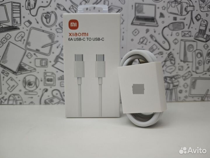 USB-C Кабель для Xiaomi 6A (Type-C на Type-C)