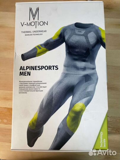 Термобелье V-motion alpinesports, black / RED