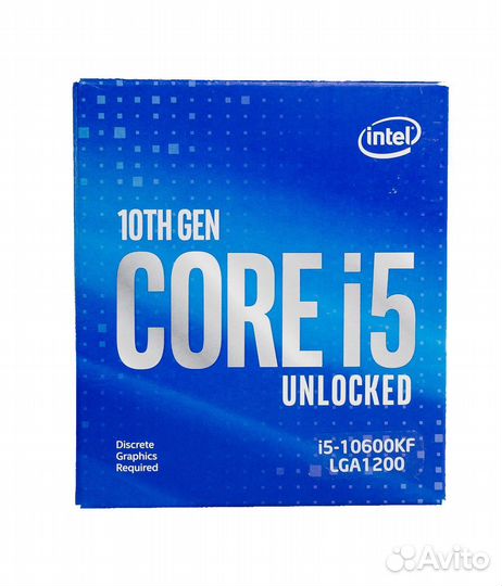 Процессор Intel Core i5 10600KF, BOX (без кулера)