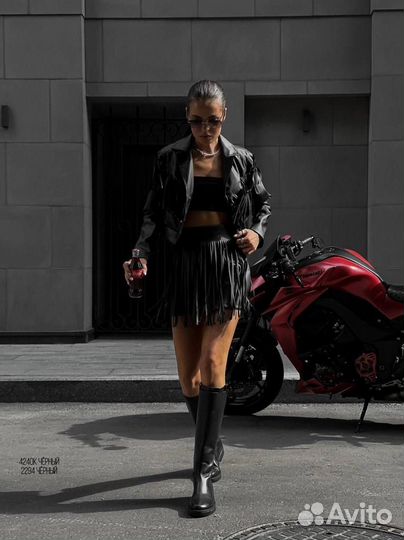 Костюм кожаный