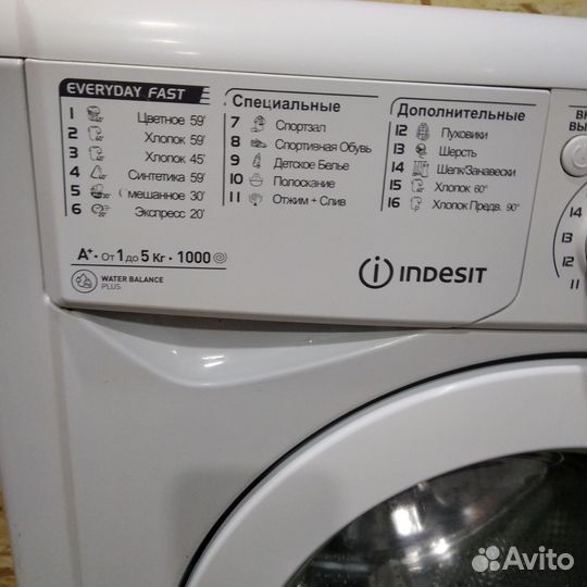 Стиральная машина indesit 5кг узкая