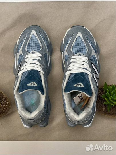 Голубые кроссовки New Balance 9060 мужские