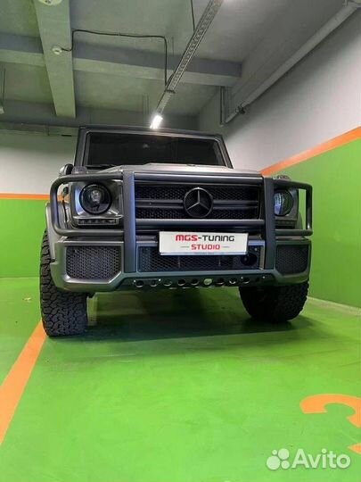 Кенгурятник Mercedes G-class w463 черный