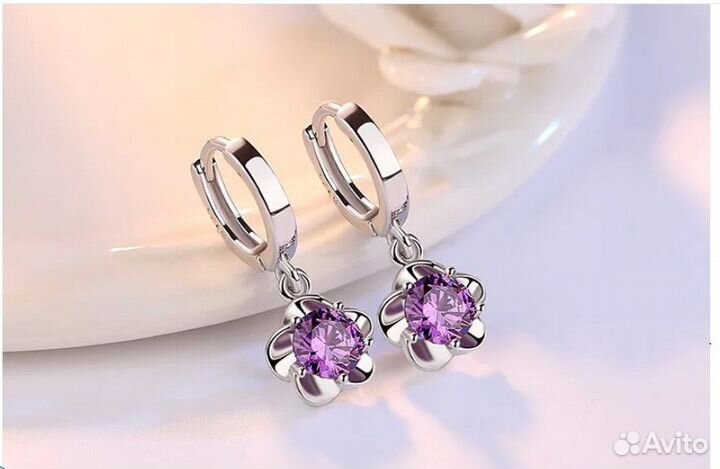 Серебряные серьги 