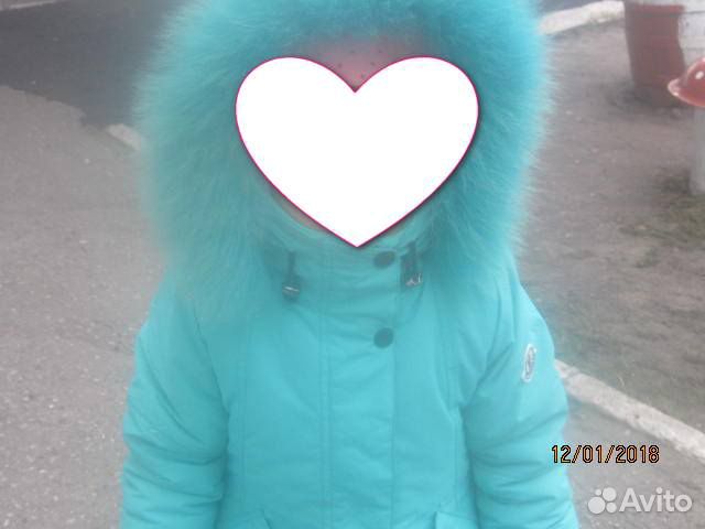 Зимняя куртка-парка для девочки 116