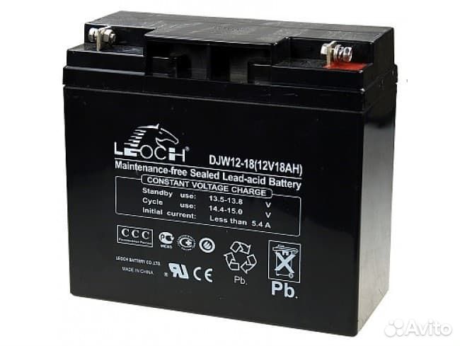 Мото аккумулятор DJW 12-18 leoch
