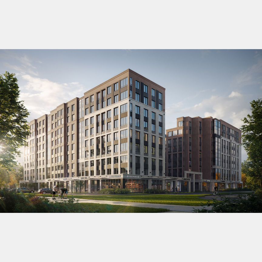 2-к. квартира, 58,4 м², 6/9 эт.