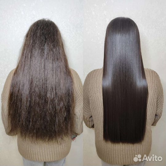 Кератиновое выпрямление волос и ботокс