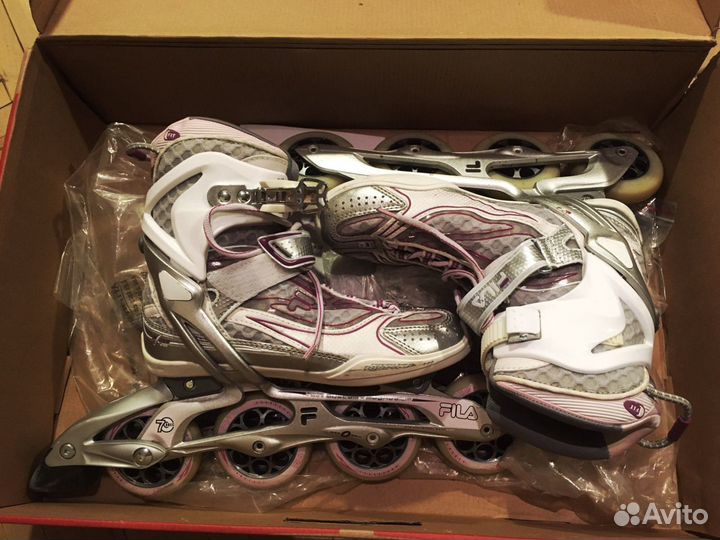 Ролики Fila Plume Lady, р. 40,5 (маломерят)
