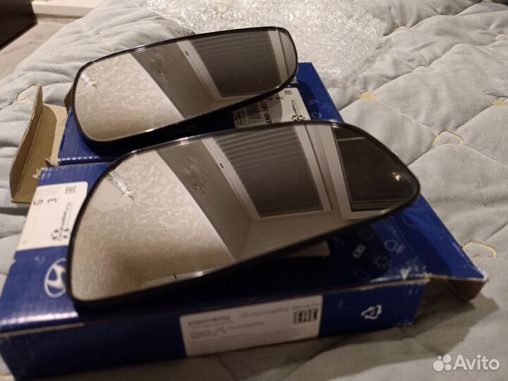 Зеркальный элемент hyundai solaris