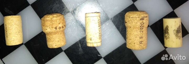 Пробка для вина, корковая в ассортименте