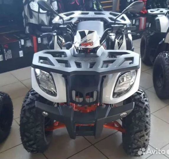 Квадроцикл Kayo Big Bull черно-белый