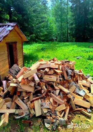 Дрова колотые Береза