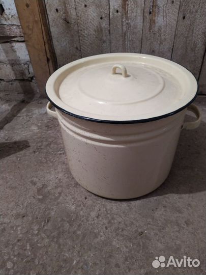 Кастрюля бак эмалированный 20 литров