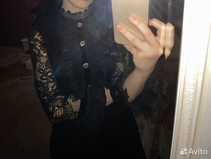 Вечернее платье 42 44 черное