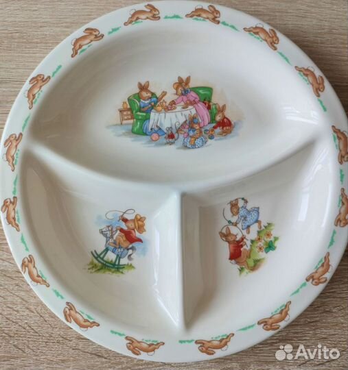 Детские тарелки и чашечка, Англия