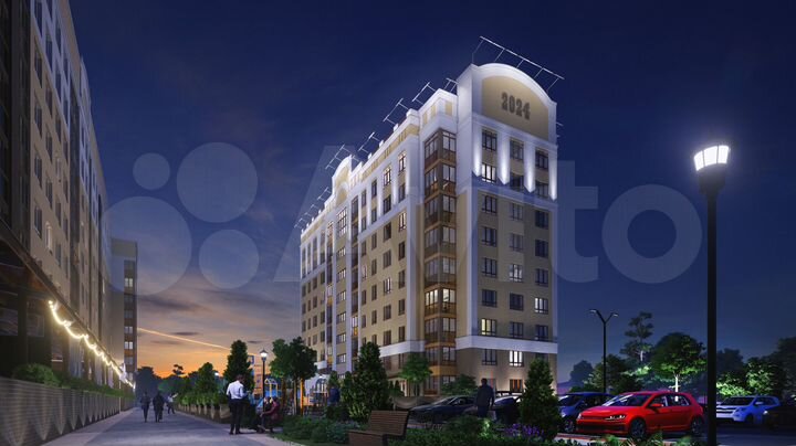 2-к. квартира, 67,8 м², 4/9 эт.