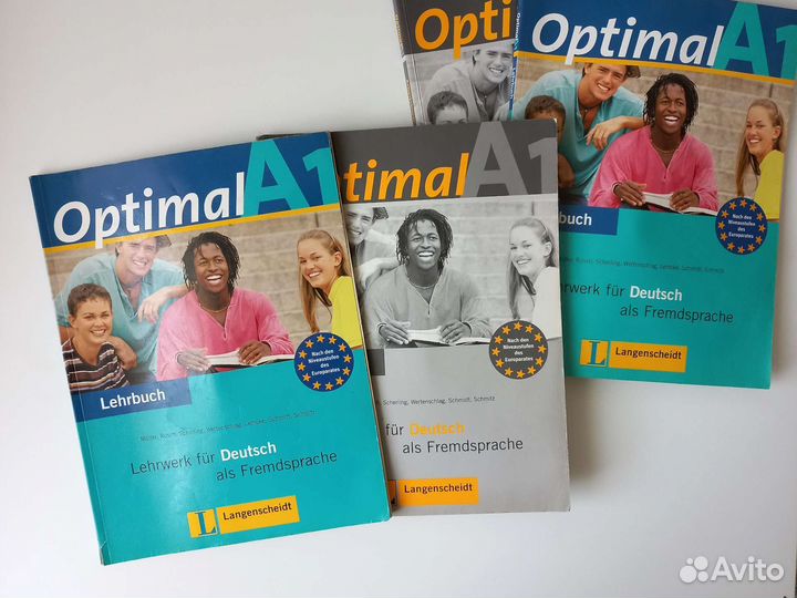 Учебник и тетрадь по немецкому Optimal