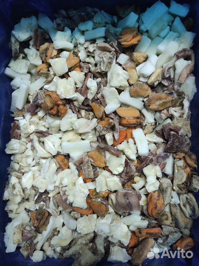 Свежие морепродукты