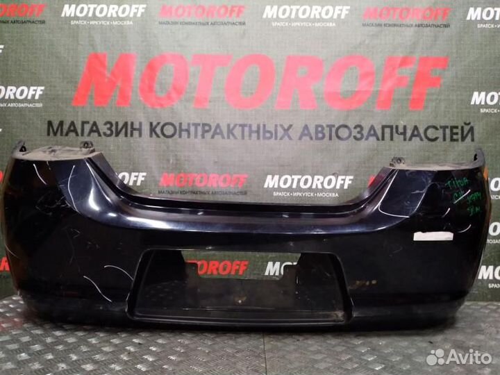 Бампер задний Тиида C11 хэтчбек (2 модель) т А192