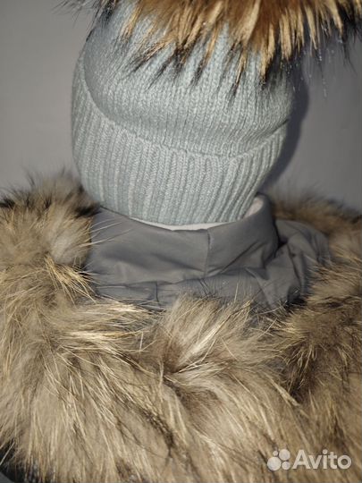 128 Комбинезон зимний серый Фаворит новый