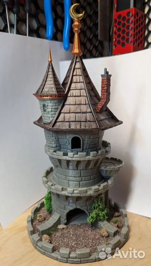 Большая башня для кубиков / Dice tower / DnD