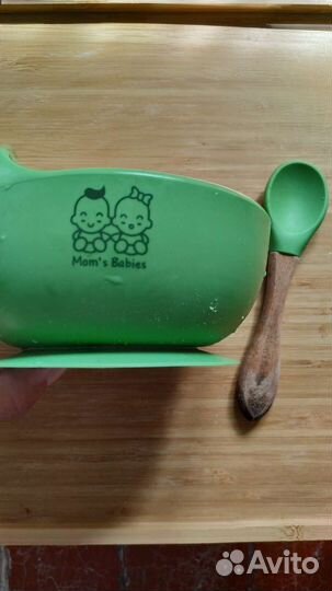 Силиконовая тарелка детская на присоске