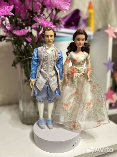 Куклы дисней Адам и Белль портретные
