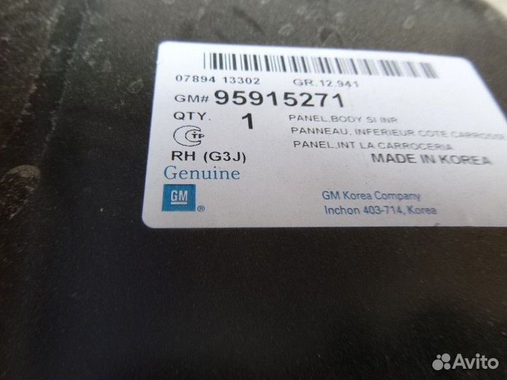 Кузовной элемент chevrolet cruze cruze 2009