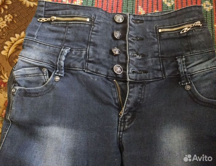Джинсы клеш женские 42 44