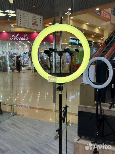 Кольцевая лампа RGB LED 36см (новая, гарантия)