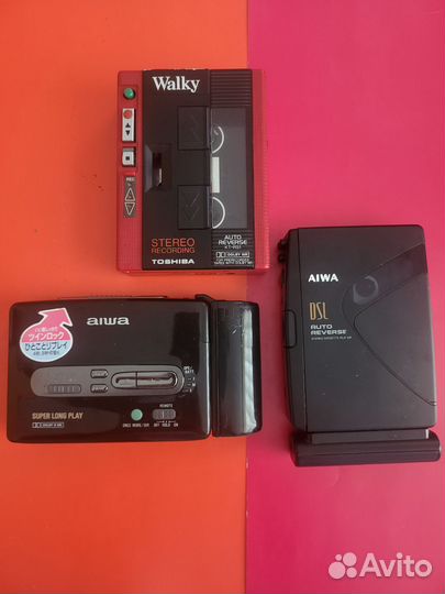 Кассетный плеер sony walkman aiwa toshiba