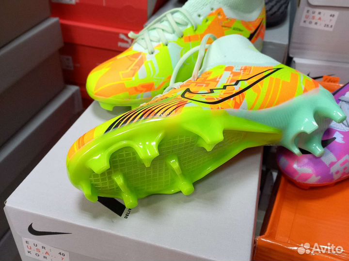 Футбольные бутсы nike zoom vapor elite mercury