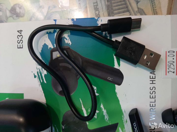 Беспроводные наушники hoco ES34 новые
