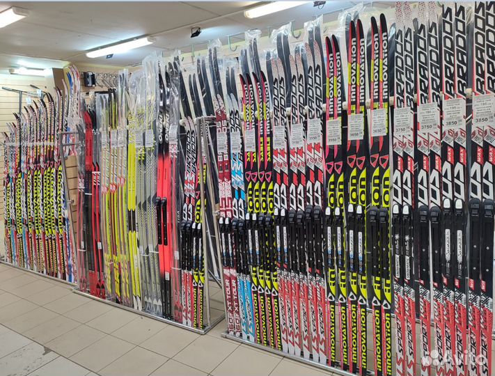 Детский набор лыж в школу