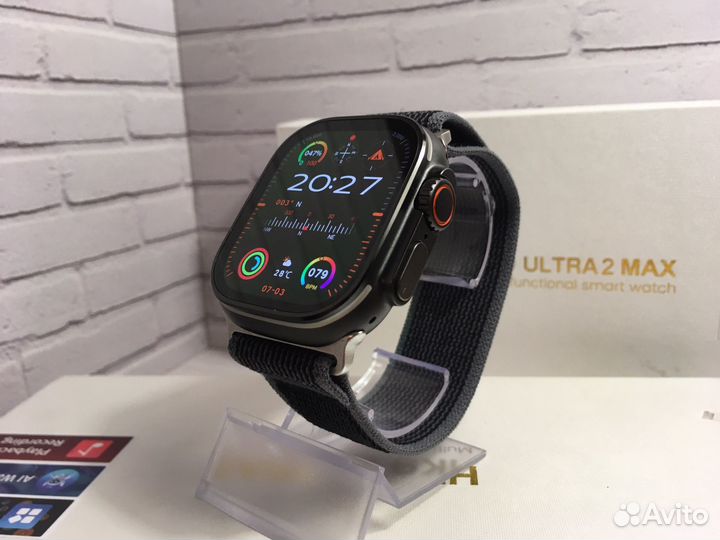 SMART watch apple watch ultra 2 max + 3 ремешка