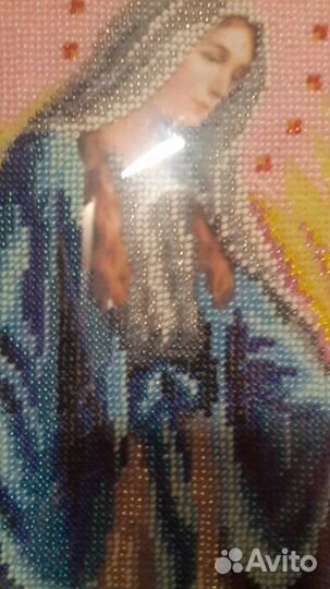 Икона вышитая бисером