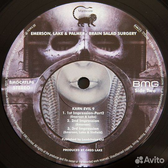 Винил Emerson, Lake & Palmer – Brain Salad Surgery