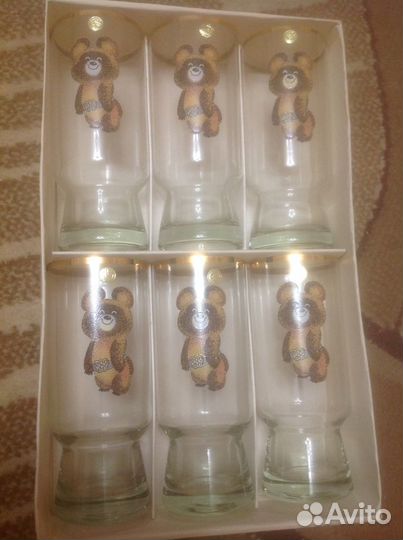 Новый набор стаканов олимпиада-80